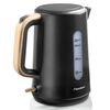Bestron Waterkoker AWK2200BW snoerloos 1,7 L zwarthoutkleurig