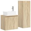 vidaXL Badkamermeubelset 2 st Sonoma Eiken 33 x 34,5 x 100 cm