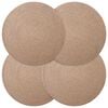 vidaXL Jute placematten 4 st Naturel 100% Tossa Jute