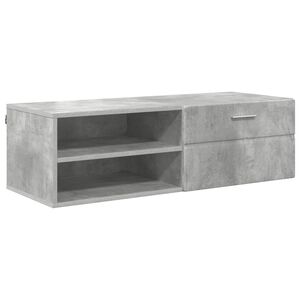vidaXL Houten Kast Hoogglans wit 100,5 x 39 x 30 cm Bewerkt hout