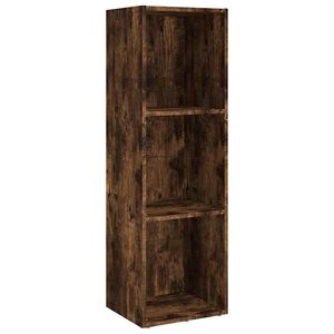 vidaXL Boekenkast / tv-meubel 36x30x114 cm bewerkt hout gerookt eiken