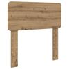 vidaXL Bedframe met hoofdeinde Artisan Eiken 90 x 190 cm Bewerkt hout