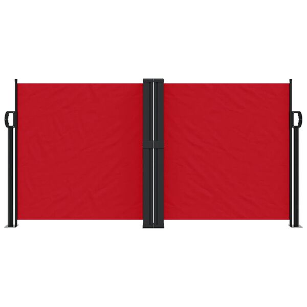 vidaXL Windscherm uittrekbaar 120x600 cm rood