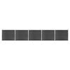 vidaXL Schuttingpanelenset 872x146 cm HKC grijs