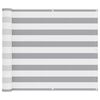 vidaXL Balkon Scherm Lichtgrijs en wit. 90 x 300 cm