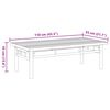vidaXL Salontafel 110x55x35 cm bamboe