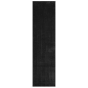 vidaXL Medium pile zachte en wasbare tapijt HUARTE Zwart 300 x 80 cm
