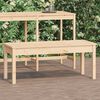 vidaXL Tuinbank 109x44x45 cm massief grenenhout