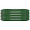 vidaXL Plantenbak 322x100x36 cm gegalvaniseerd staal groen
