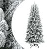 vidaXL Kerstbomen Warmwit PVC en Plastic en Staal en PE