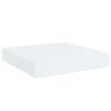 vidaXL Wandschappen zwevend 2 st 23x23,5x3,8 cm MDF hoogglans wit