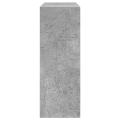 vidaXL Schoenenkast 60x21x57 cm bewerkt hout betongrijs