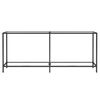 vidaXL Wandtafel 180x35x75,5 cm gehard glas transparant
