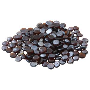 vidaXL Glasnugget 17-19 mm Amberflits Glas