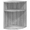 vidaXL Bijzettafel 39,5 x 39,5 x 60 cm Bewerkt hout Grijs Sonoma