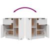 vidaXL Dressoir 60x30x70 cm bewerkt hout wit