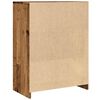 vidaXL Badkamerkast 60x33x80 cm bewerkt hout oud houtkleurig