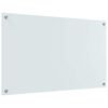 vidaXL Keuken Achterwand 2 pcs Wit 100 x 60 cm gehard glas