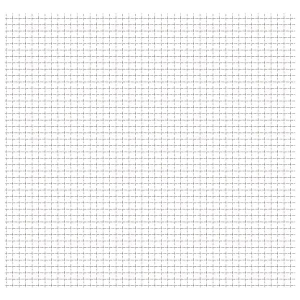 vidaXL Draadhek geweven gaas 50x50 cm 31x31x3 mm roestvrij staal