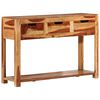 vidaXL Wandtafel 110x35x75 cm massief acaciahout