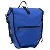 vidaXL Fietstas Blauw 32,5 x 17 x 57 cm Polyester