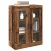 vidaXL Wandgemonteerde Kasten 2 pcs Oud hout 69,5 x 34 x 90 cm
