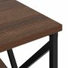 vidaXL Nachtkastje 2 pcs Bruin Eiken 41,5 x 40,5 x 55 cm Bewerkt hout