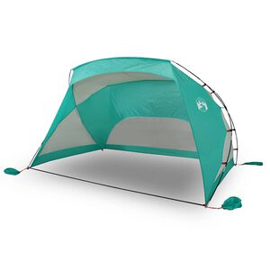vidaXL Strandtent 274x178x170/148 cm 185T polyester zeegroen