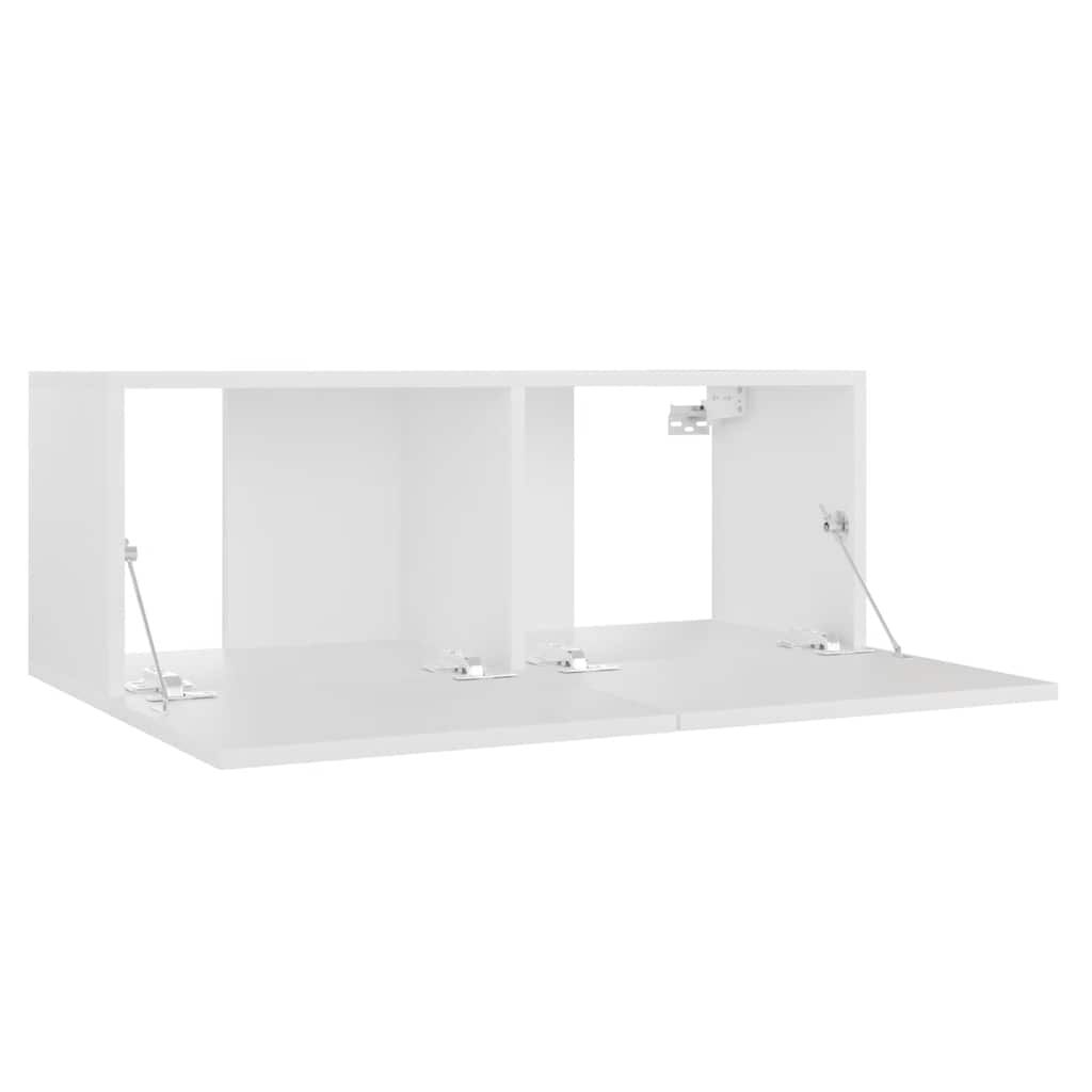 vidaXL Tv-meubel 180x31,5x40 cm bewerkt hout wit