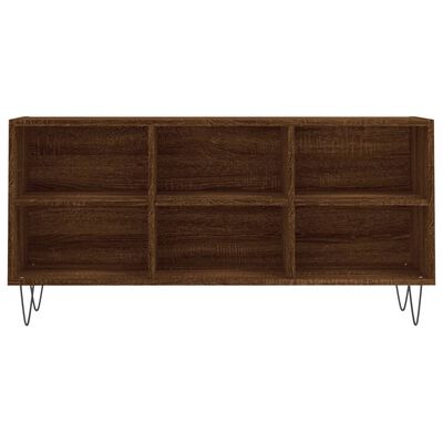 vidaXL Tv-meubel 103,5x30x50 cm bewerkt hout bruin eikenkleur