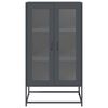 vidaXL Hoge kast 68x39x123 cm staal antracietkleurig