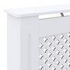 vidaXL Radiatorombouw 78 cm MDF wit