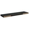 vidaXL Wandschap zwevend 90x23,5x3,8 cm MDF hoogglans zwart