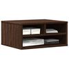 vidaXL Printerkastje 49x40x22,5 cm bewerkt hout bruin eikenkleurig