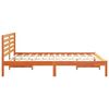 vidaXL Bedframe Wasbruin 140 x 200 cm Massief grenenhout