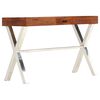 vidaXL Bureau 110x50x76 cm massief acaciahout en honingafwerking