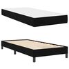 vidaXL Boxspringbed met matras Zwart 90 x 200 cm Stof