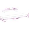 vidaXL Wandschap 90x23,5x4 cm bewerkt hout