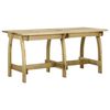 vidaXL Tuintafel 160x74x75 cm ge&iuml;mpregneerd grenenhout