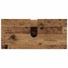 vidaXL Badkamermeubelset 3 pcs Oud Hout Bewerkt hout en metaal