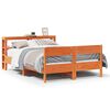 vidaXL Bedframe zonder matras massief grenenhout wasbruin 160x200 cm