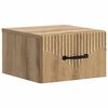 vidaXL Wandbeugel Bedkast Artisanaal eiken 34,5 x 33 x 20 cm