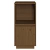 vidaXL Dressoir 38x35x80 cm massief grenenhout honingbruin