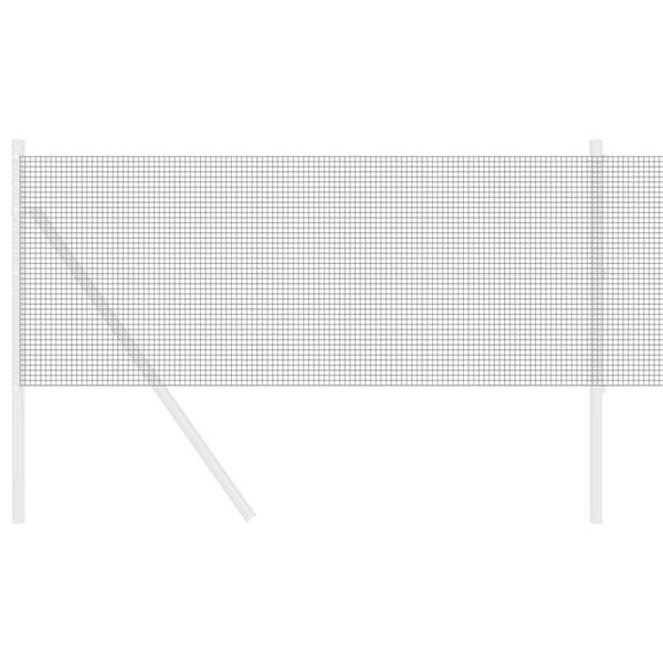 vidaXL Gelaste draadhek Grijs 0.8 x 100 m Staal