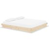 vidaXL Bedframe massief hout 180x200 cm