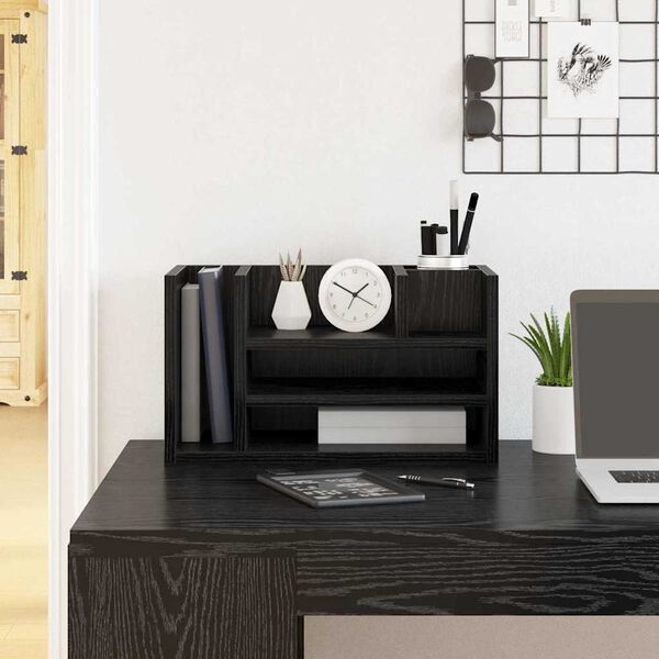 vidaXL Bureau Organizer Oud Hout 44.5 x 24 x 25 cm Bewerkt hout