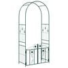 vidaXL Tuin Boog Groen 102 x 50 x 218 cm Staal