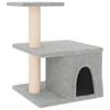 vidaXL Kattenmeubel met sisal krabpalen 48 cm lichtgrijs