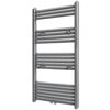 vidaXL Radiator / handdoekenrek recht 600x1160 mm grijs