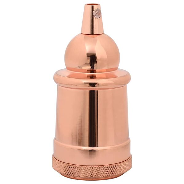 vidaXL Lamphouders 2 st ros&eacute;goud E27